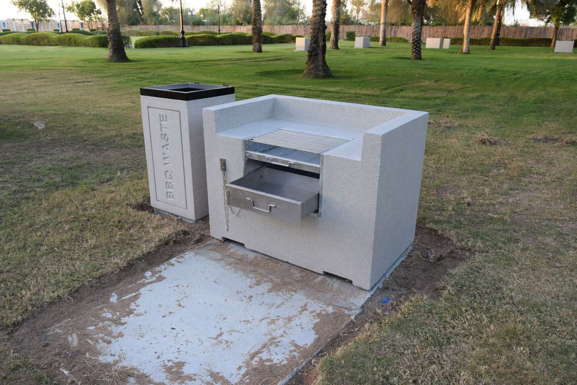 Concrete barbeque online