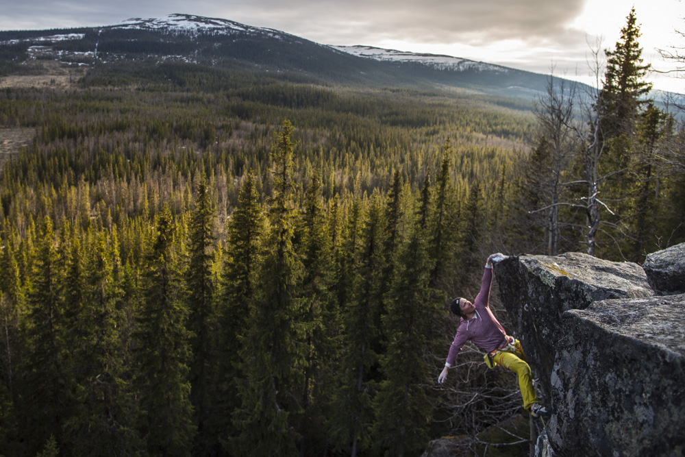 Alexander Ryden, Klättrar Åre, Klättring Åre, Klättring Välaberget, Climbing