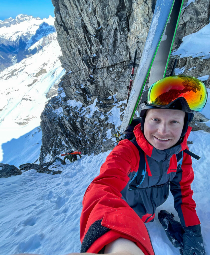 Alexander Rydén, Alpine climbing, steep skiing