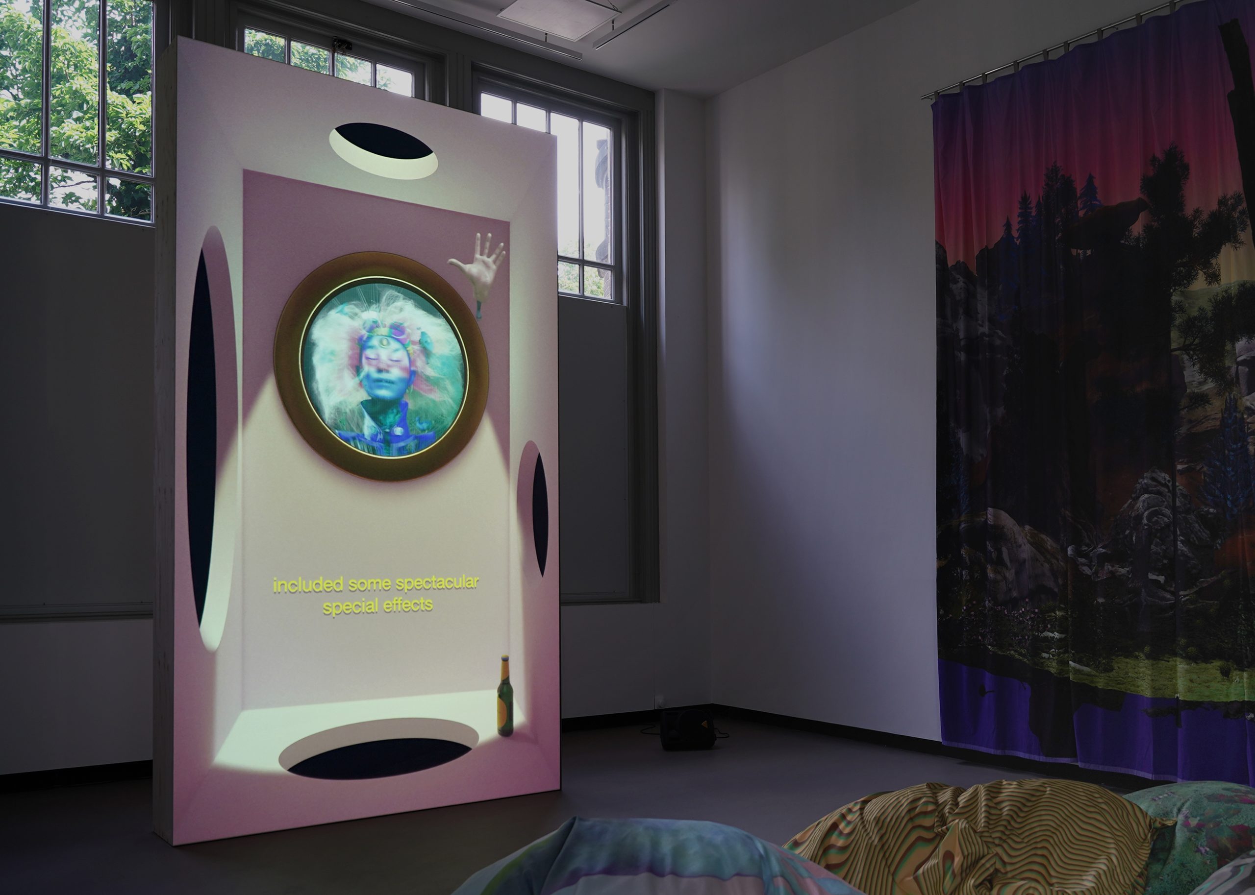 Installation view, digital art, ngmi, alexandra crouwers, de groen