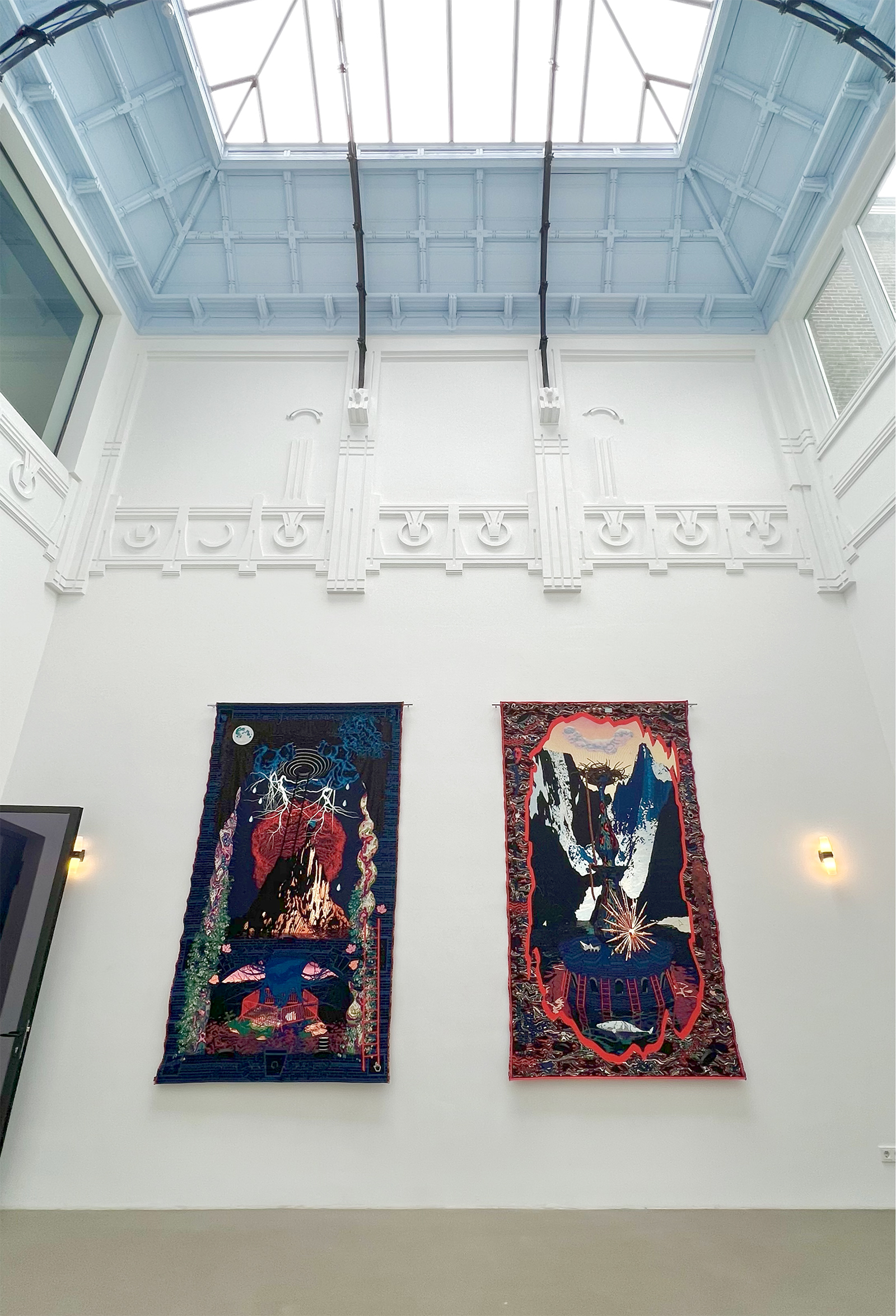 tapestries, woven art, alexandra crouwers, museum, digital art, collectie de groen arnhem