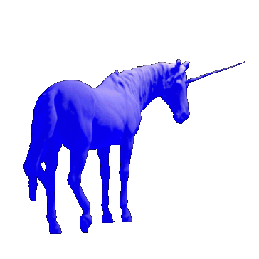 alexandra crouwers, unicorn rainbow gradient cycle gif, giphy, giphy arts