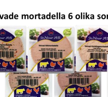 Skivade Mortadella 6 olika sorter