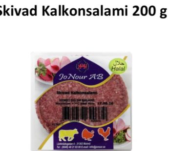 Skivad Kalkonsalami 200g