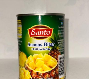 Santo Ananas Bitar i Lätt Sockerlag 565g (692)