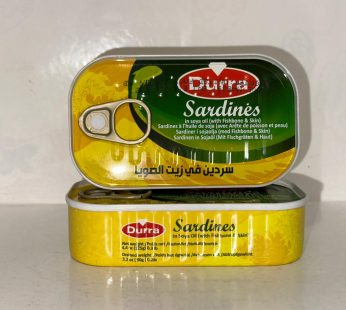 Sardin i Sojaolja 125g Durra (158)