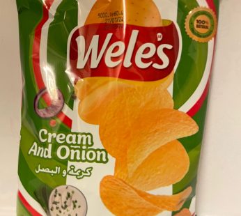 Weles Chips Cream Onion 100g*12 (368)