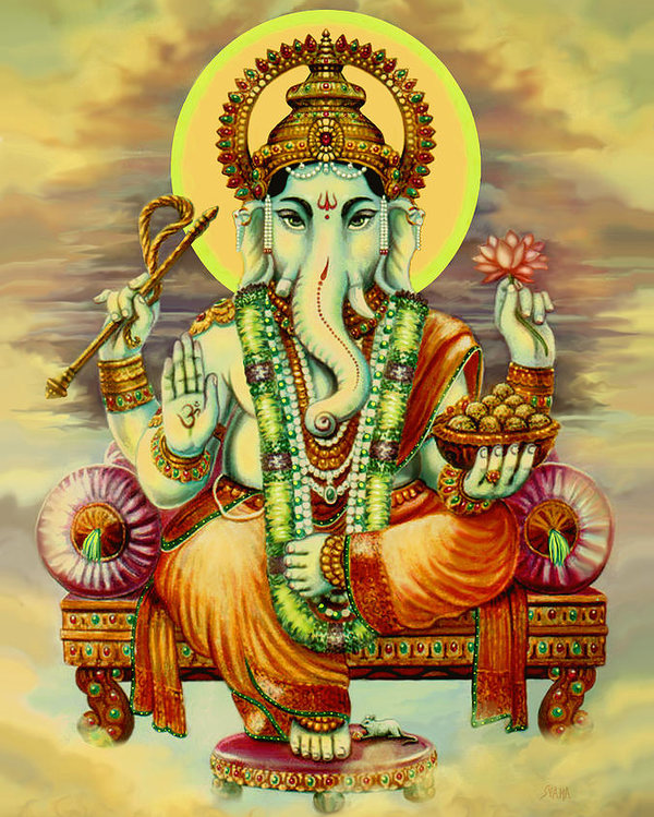 Ganesha der Mantra Wellen Alice Radha Yoga