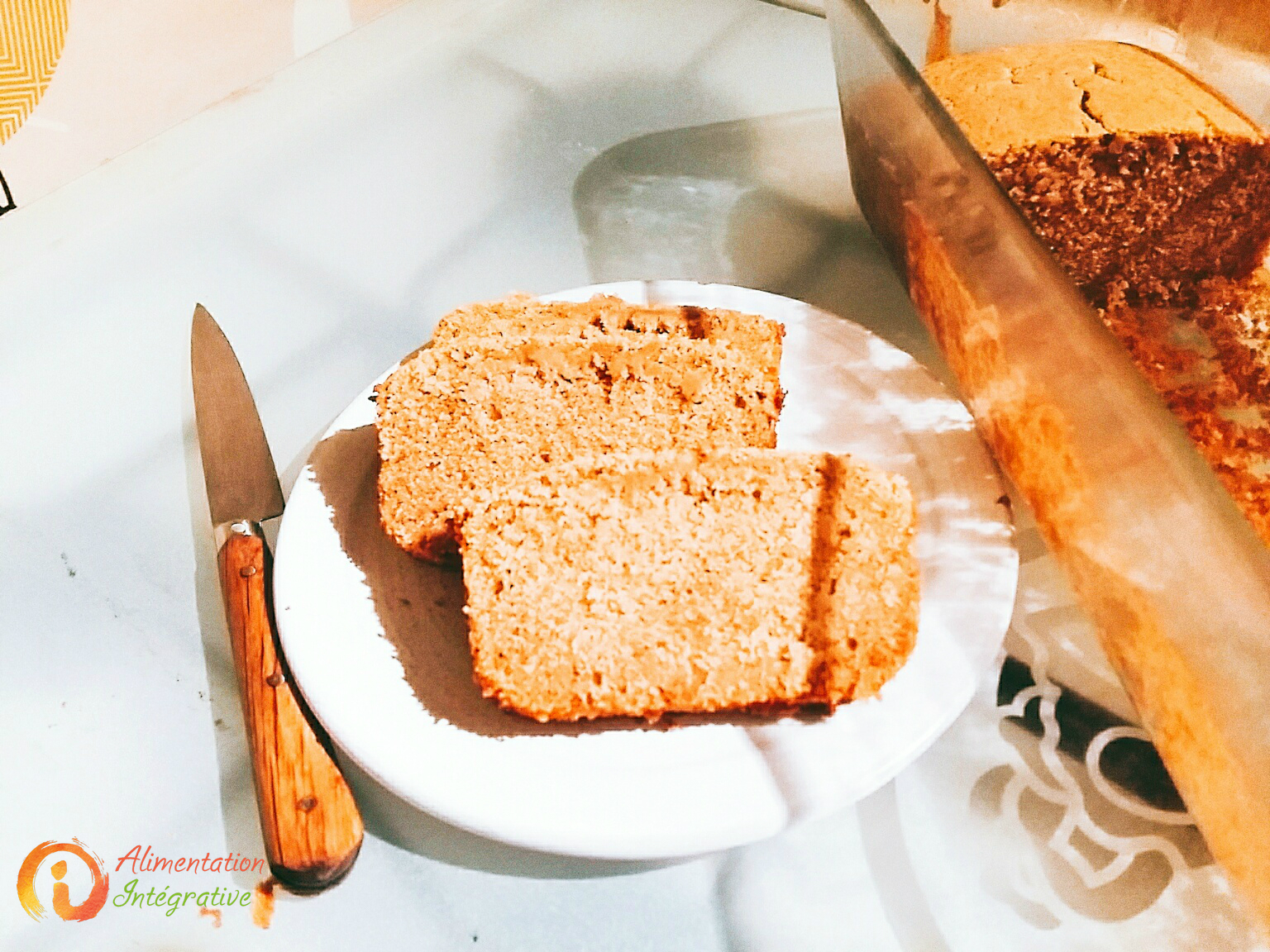 Gâteau au yaourt à la farine de châtaigne - Alimentation Intégrative