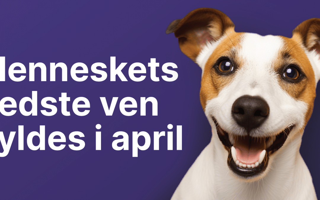 Menneskets bedste ven hyldes i april