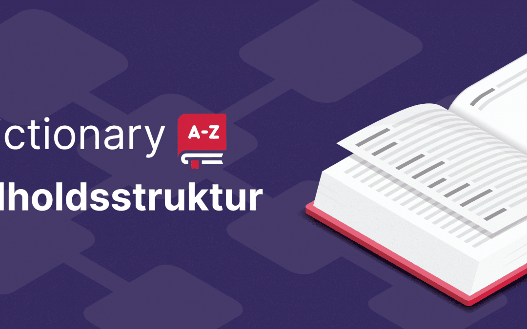 Aliro Dictionary – logisk indholdsstruktur