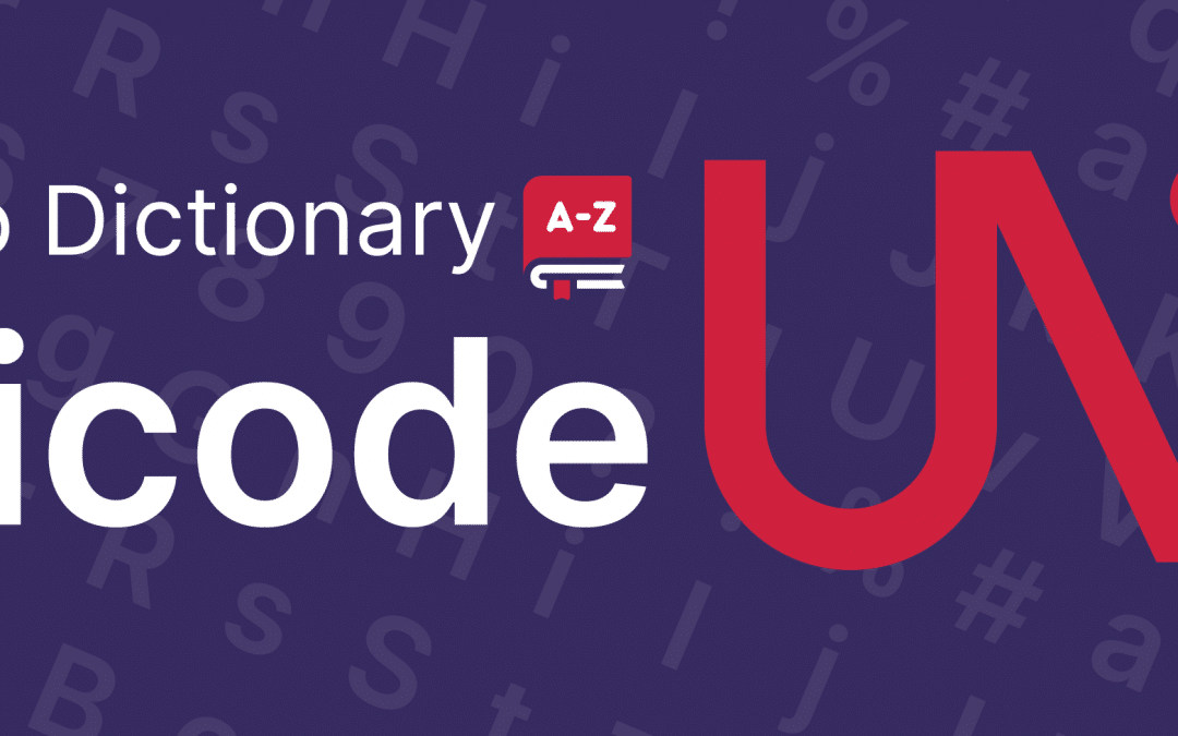 Aliro Dictionary – Unicode