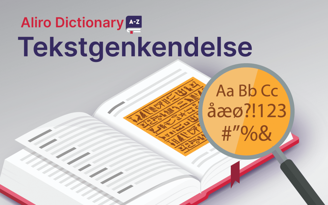 Aliro Dictionary – tekstgenkendelse