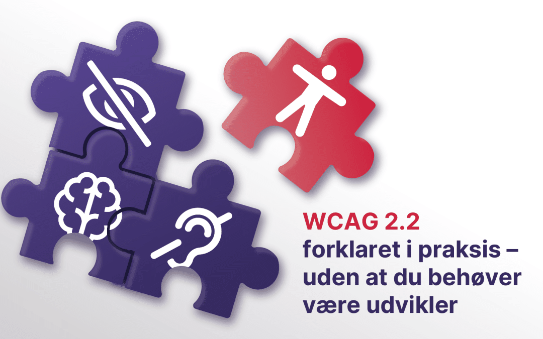 WCAG 2.2 forklaret i praksis – uden at du behøver være udvikler