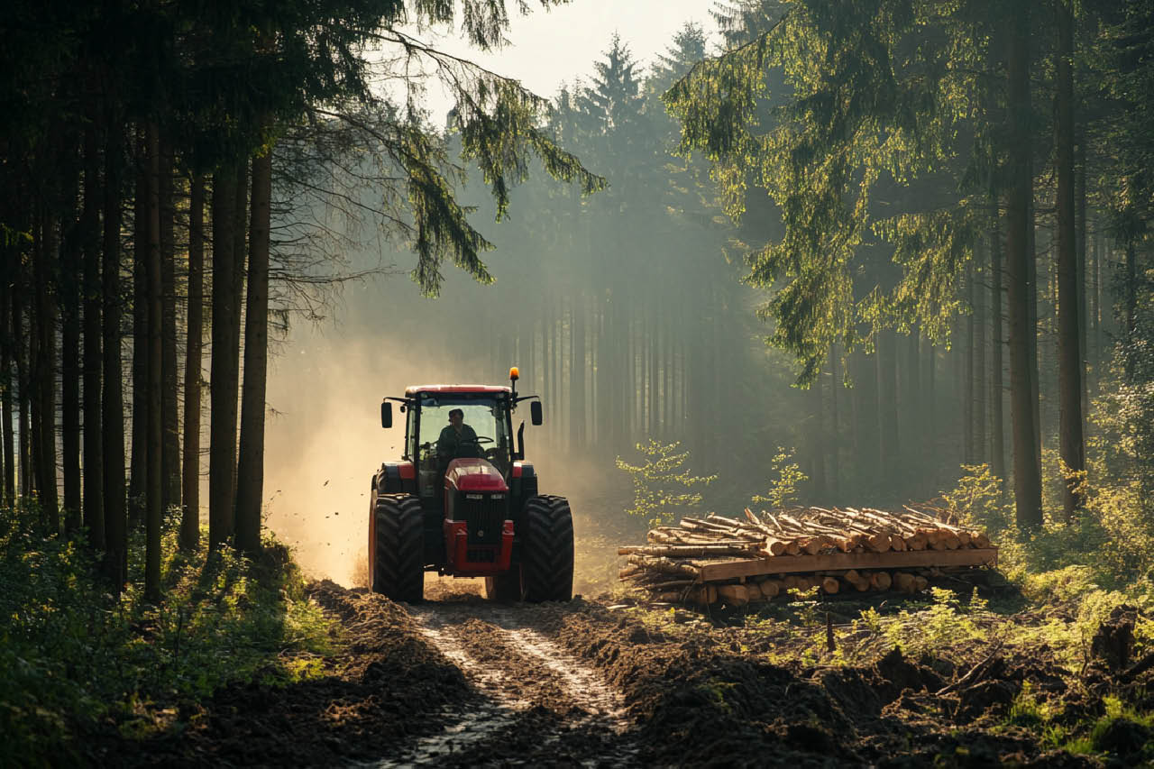 mittia gård skog skogsmässa ljusdal