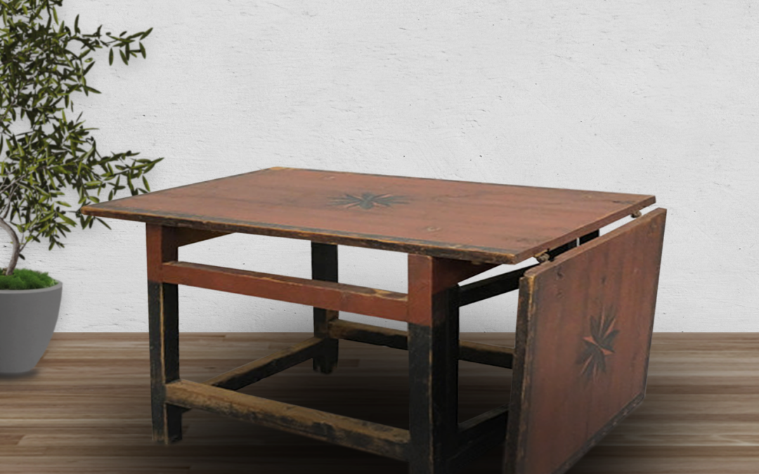 Slagbord 1800-tal original målat