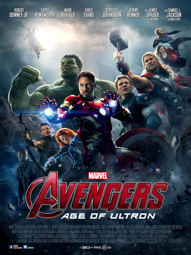 Avengers 2 - top 10 highest grossing films in history