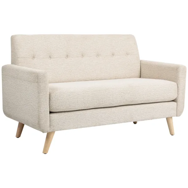 2-sitssoffa 134x71x82 cm beige