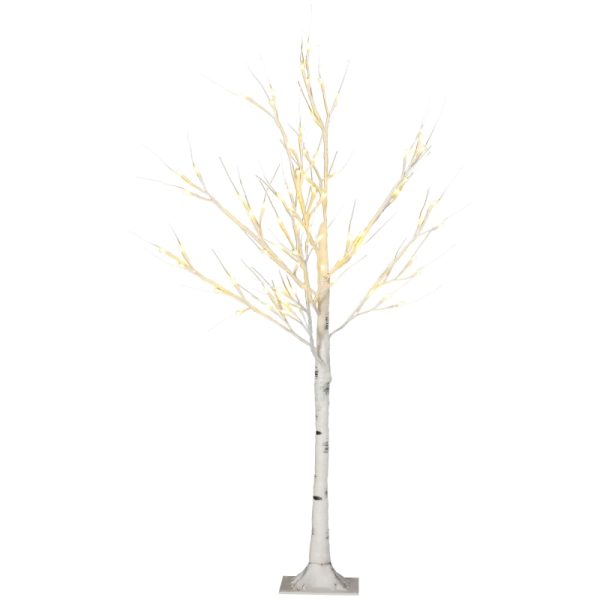 Björkträd 3 ljusstyrka LED 150 cm