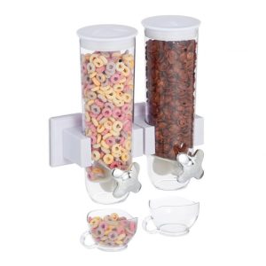 Müslidispenser dubbel 1,5 liter (per behållare) - Vit