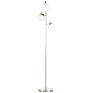 Golvlampa med 3 glaskulor 169 cm