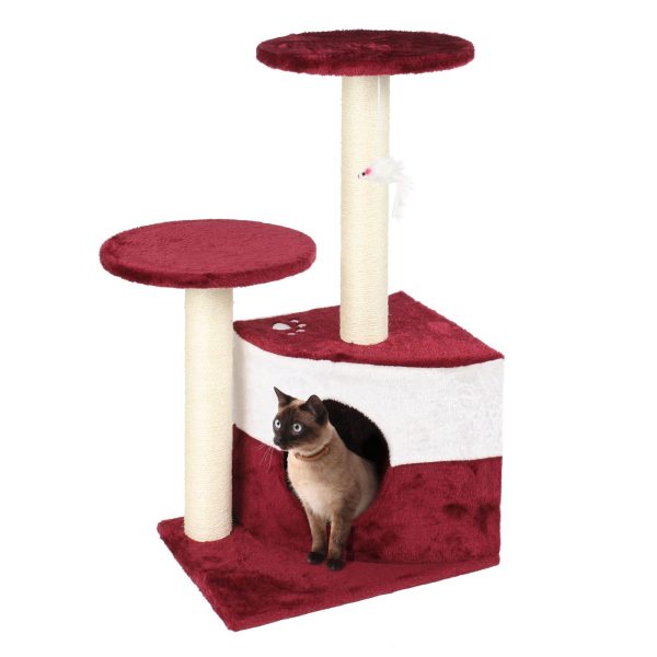Kattklös  71 cm -röd