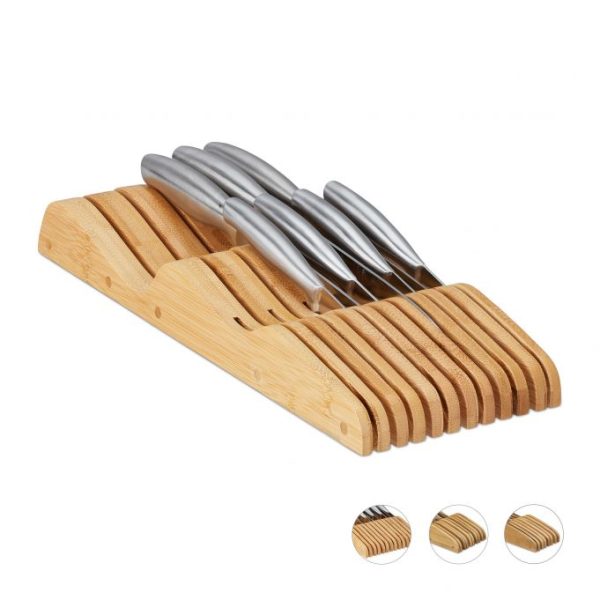 Kninvförvaring Bambu - XL