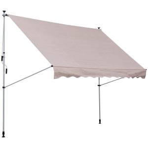 Markis höjdjusterbar 200x150 cm krämvit
