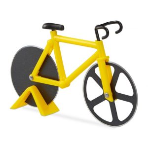 Pizzaskärare Cykel - Gul