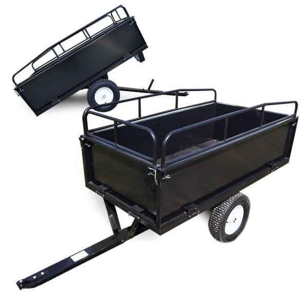 Tippvagn för åkgräsklippare 200x78x94,5cm