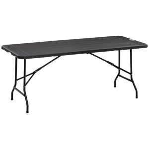 Trädgårdsbord för 6 hopfällbart 180x75,5x73 cm