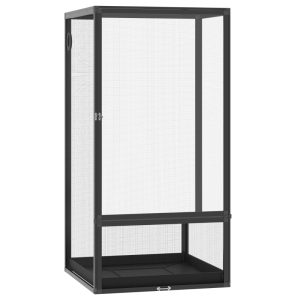Aluminiumterrarium för reptiler Amfibi 60x60x120 cm