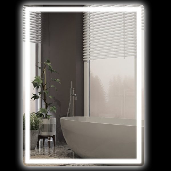 Badrumsspegel LED 60x80 cm