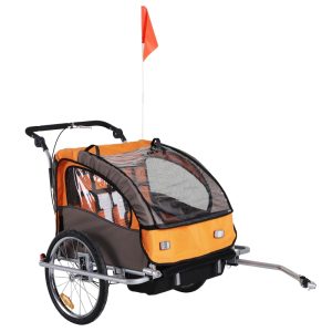 Cykelvagn hopfällbar 155x88x108 cm