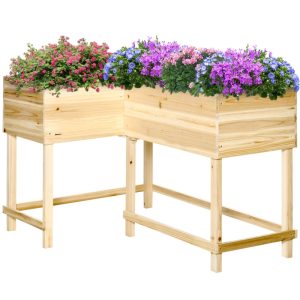 Planteringslåda bevattningssystem 122x91x81 cm