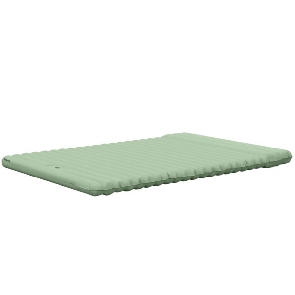 Luftmadrass 200x135x10 cm grön