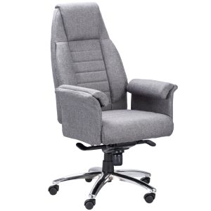 Ergonomisk kontorsstol ljusgrå