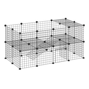 Lekhage 36 paneler svart 146x73x73 cm