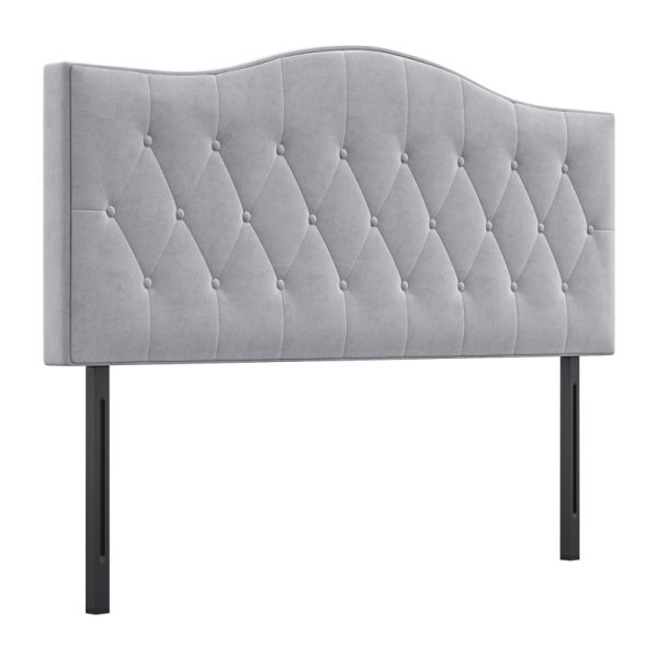 Sänggavel sammet 185x8x134 cm