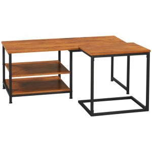 Soffbord 2- delar 110x50x45 cm
