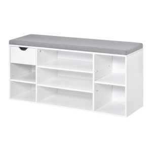 Sittbänk med skoförvaring 100x29x48 cm