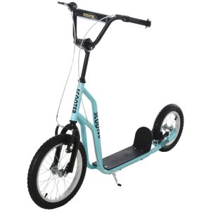 Sparkcykel 16/12 tum 135x58x88-94 cm blå