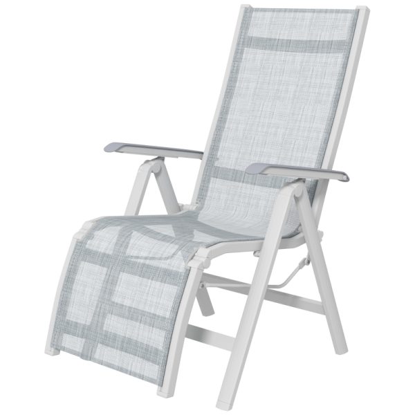 Trädgårdsstol väderbeständig 62x96x108 cm ljusgrå