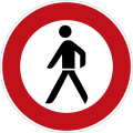 yayalara kapalı yol