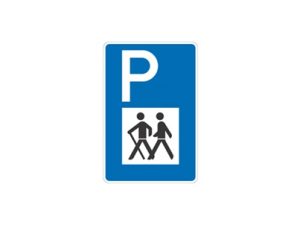 Yürüyüşçüler için park alanı