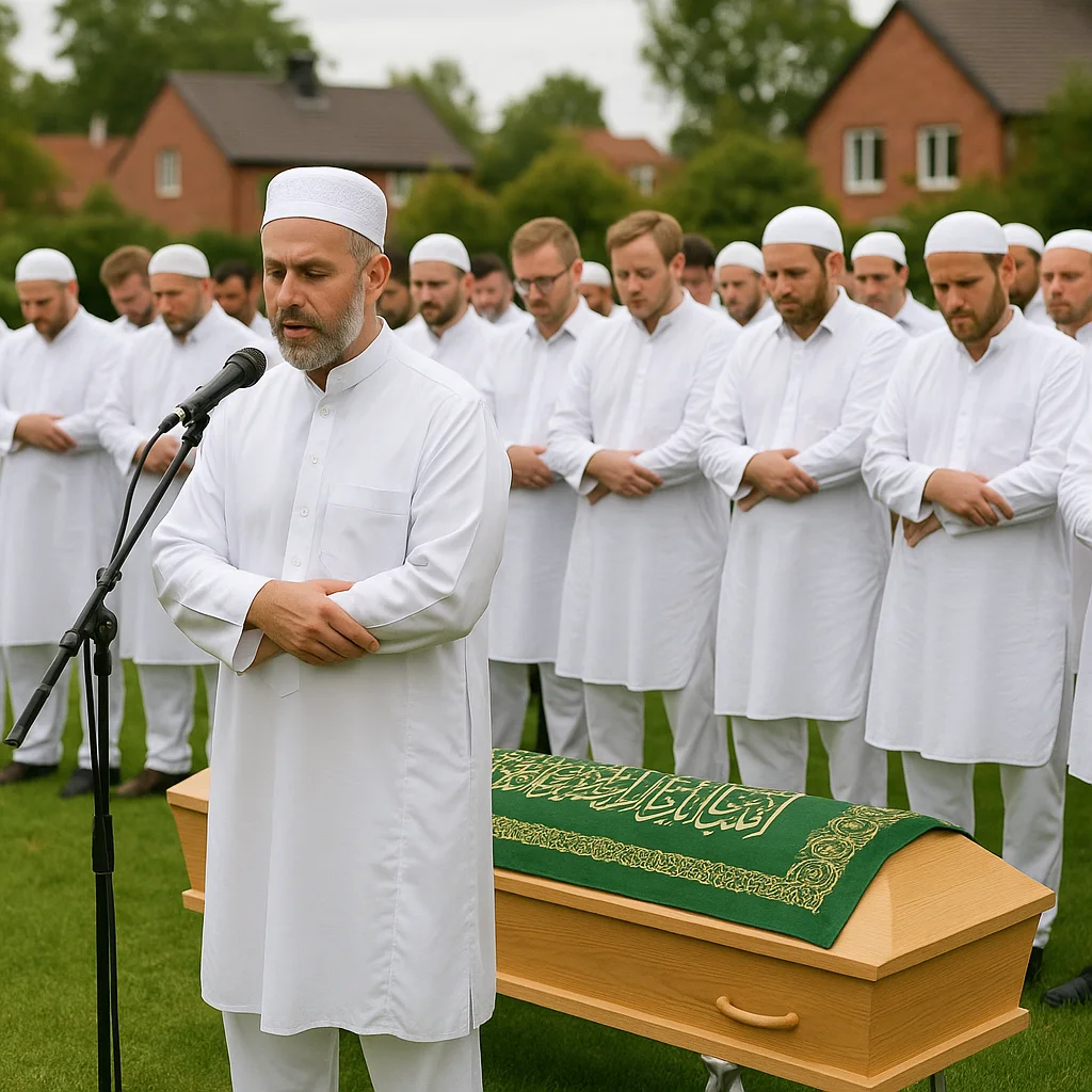 å delta en muslimsk begravelse - almuslimsk begravelsesbyrå
