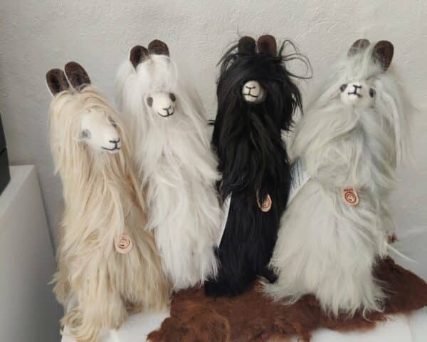 Alpaca bamse, Suri, 30 cm.