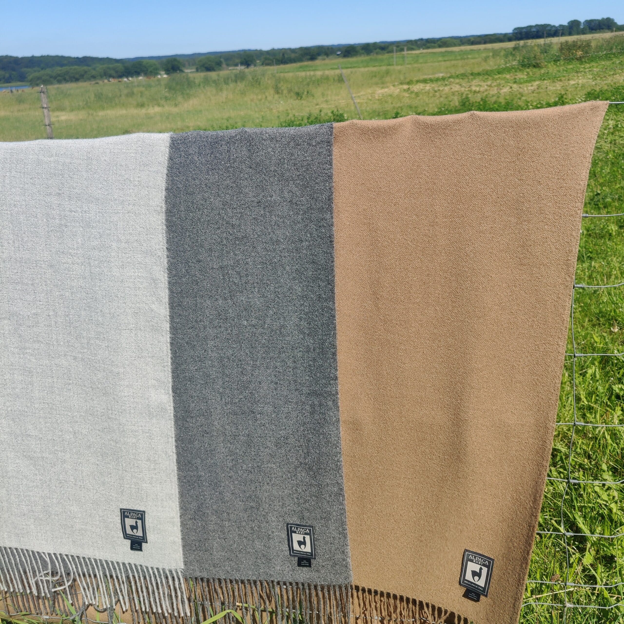 Plaid Tæppe 100% baby alpaca - Billede 2