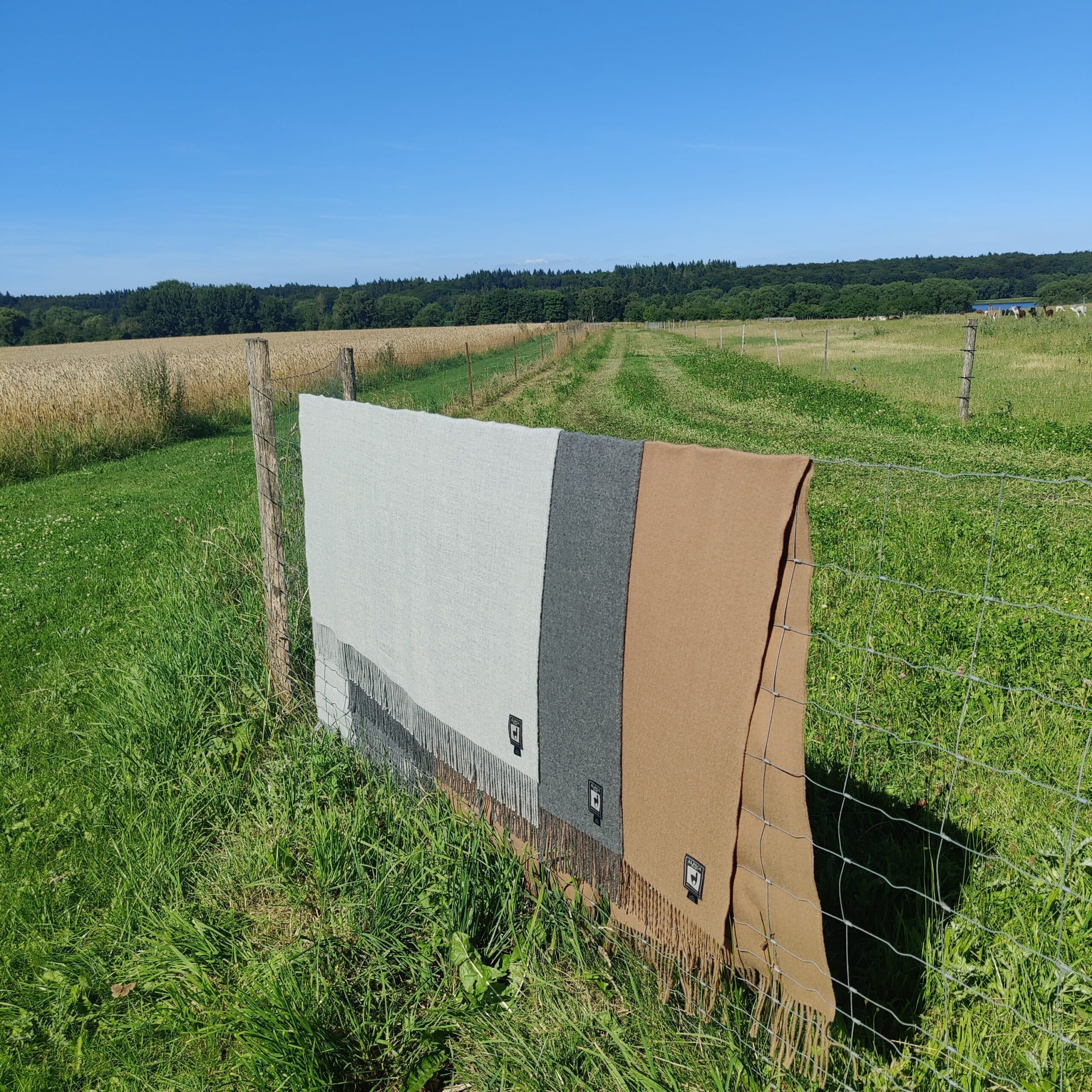 Plaid Tæppe 100% baby alpaca