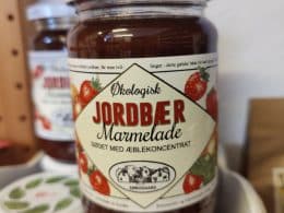 Økologisk Jordbær marmelade fra Søbogaard